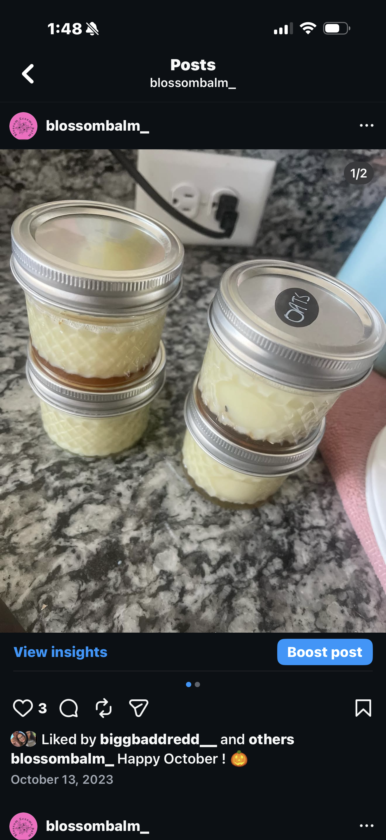 Blossom balm